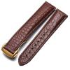 QTYQWC Crocodile Leather Watch Strap for Men and Women for Omega Seahorse Deville, 18/19/20 mm view 1
