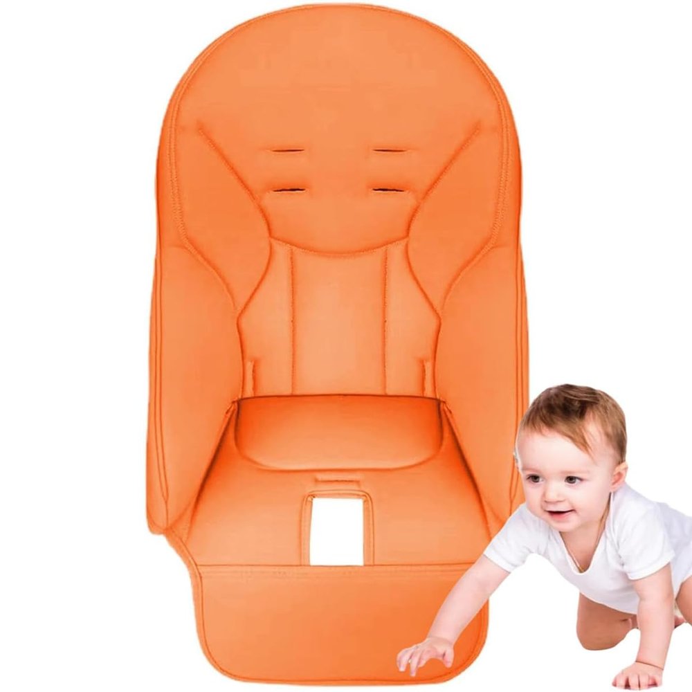 Baby High Chair Cushion Cover for Peg Perego Siesta-Zero 3, Orange