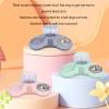 Elevated Double-Bowl Cat Feeding Set with 1.4-L Automatic Water Dispenser, Green view 4