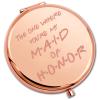 PLITI Maid of Honor Pocket Mirror for the Bridal Party, “The One Where You’re My Maid of Honor” Gift view 1