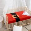 Morbuy Next to Me Crib Sheets, Christmas Prints, Soft Breathable Microfiber, Red, 90 x 55 cm view 2
