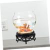 BELLIFFY Small Plastic Fishbowl Desktop Aquarium view 2