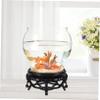 BELLIFFY Small Plastic Fishbowl Desktop Aquarium view 4