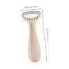 Beige Women's Body Razor, ABS and Stainless Steel, Portable view 2