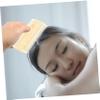 Double-Sided Beige Sheep Horn Comb for Scalp Massage view 3