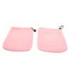 Comfortable Cotton and Plush Hand Care Gloves, Pink, 1 Pair view 1