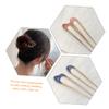 Healeved Gentle U-Shaped Alloy Hairpins, 4-Pack, for Long Hair view 2