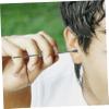 2-Piece Stainless Steel Ear Pick Set with Spiral Design for Ear Care view 2