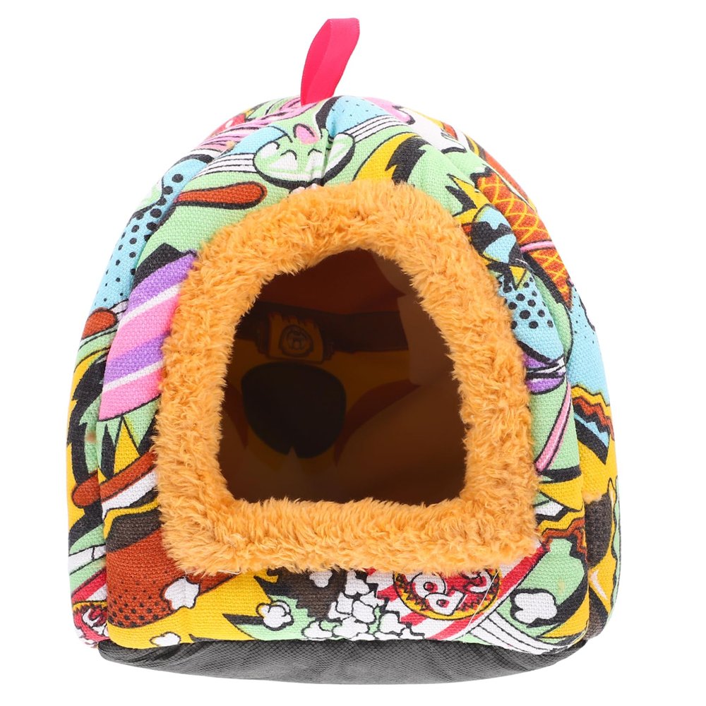 BELLIFFY Plush Hamster Hideout for 2 Small-Animal Species