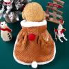 Cat Christmas Cape | Funny Pet Winter Outfit view 4