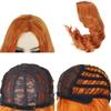 HESHUWEN Long Wavy Orange Wig for Women view 4