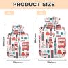 Hot Water Bottle with Cover, London Bus & Big Ben, 2 L view 3