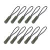JSGHGDF 10-Pack Zipper Pull Replacements, Army Green view 1