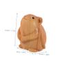 JOINPAYA Wooden Hamster Figurine view 2