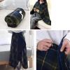 GLJTUO Wheelchair Cover - Portable, Thickened Wheelchair Cape with Buttons, Soft and Super-Warm view 3