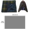 GLJTUO Wheelchair Cover - Portable, Thickened Wheelchair Cape with Buttons, Soft and Super-Warm view 4