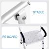 Wall-Mounted Folding Shower Seat with Backrest view 3