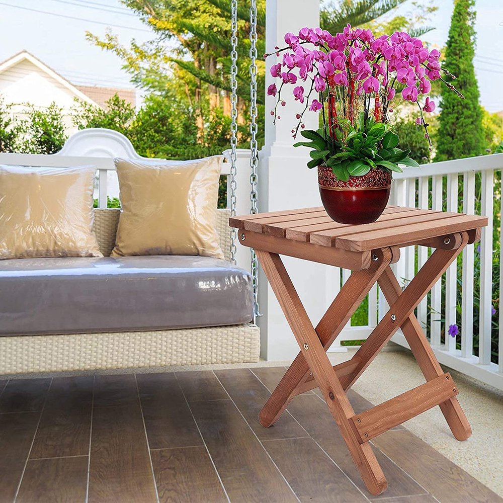 MRKU Folding Shower Stool for Bathroom and Outdoor Use