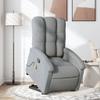 Homgoday Reclining Massage Lift Chair, Light Gray Fabric, Model 3204104 view 1