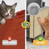 Self-Adhesive Cat Scratching Mat for Walls and Sofa, DIY Climbing Scratch Pad, Khaki, 30 x 100 cm view 3