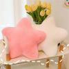 Star Pillow, Soft Plush Star-Shaped Decorative Cushion, Pink, 40 cm view 3
