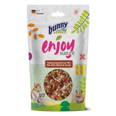 Bunny EnjoyNature Silkworm Larvae Mix | 40 g | Supplement for Rodents