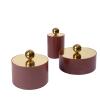 UHJKLA Desk Organizer Jewelry Box with Ball Metal Cover view 4