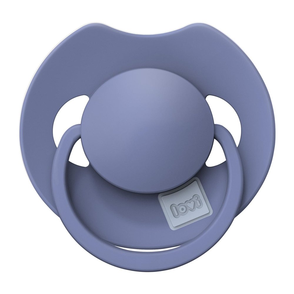 LOVI Prime Dynamic Silicone Pacifier, BPA-Free, 0–6 Months, Blue