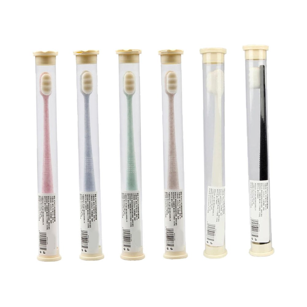 6-Pack Soft Toothbrushes for Adults