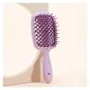 MIUYTRN 1/2-Piece Scalp Massage Comb Set, Hollow Shampoo Massage Comb, Purple view 1