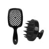 MIUYTRN 1/2-Piece Scalp Massage Comb Set, Hollow Shampoo Massage Comb, Purple view 4