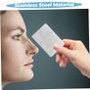 FRCOLOR Double-Sided Stainless Steel Nasal Measurement and Shaping Template view 3