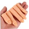 FRCOLOR 5 Silicone Practice Fingers with Flexible Joints for Nail Art Training view 4