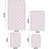 FANSU Geometric Reusable Puppy Pads for Dogs, 100 x 70 cm, Purple view 2