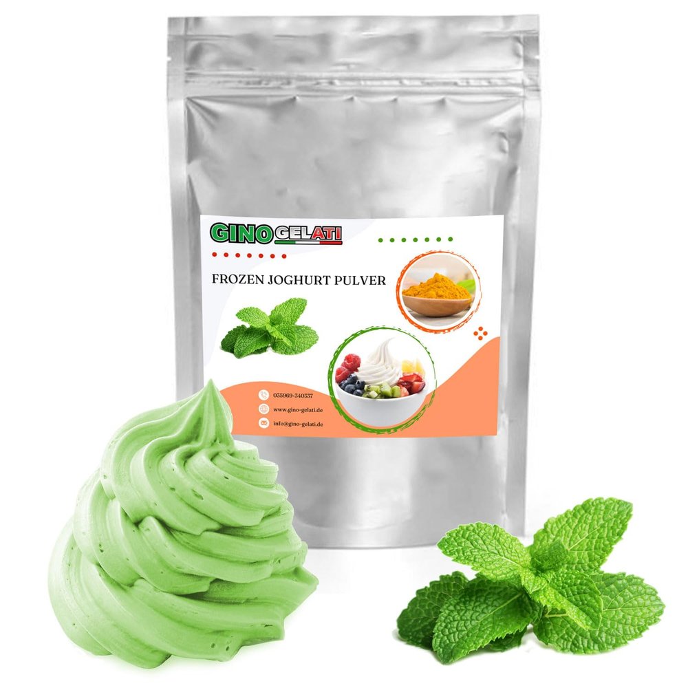 Gino Gelati Frozen Yogurt Powder, Peppermint, 10 kg