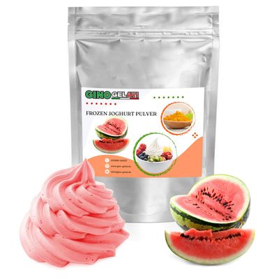 Gino Gelati Frozen Yogurt Powder, Watermelon, Quick to Prepare, Made in Germany (333 g)