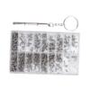 Eyeglass Repair Screw Set, 1,000-Piece Stainless Steel, Silver view 1