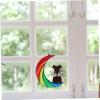 Levemolo Moon with Dog Decorative Hanging for Home and Garden view 4
