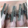 Fiberglass for Nail Extensions, 10 Pieces with Fiberglass Clips view 2