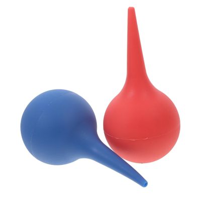 2-Pack 75 mL Rubber Ear Bulbs for Ear Irrigation and Cleaning