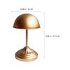 TOGEVAL Gold Metal Hat Display Stand for Hats and Caps view 2