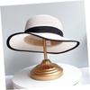 TOGEVAL Gold Metal Hat Display Stand for Hats and Caps view 4