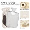 Hot Water Bottle with Cover, Cat Painting, 2 L, Leak-Resistant view 4