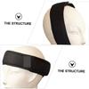 FRCOLOR 3-Piece Massage Headbands, Comfortable Acupressure for Pain Relief, Improved Circulation, Relaxation and Stress Relief, Black view 2