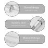 Linkidea Stainless Steel Pocket Multi-Tool, Soot and Rust Scraper, Tube Reamer with Jet Unclogging Needle for Camping Stoves, Carburetors, and Espresso Nozzles (Silver) view 4