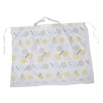Abaodam Cotton and Mesh Nursing Cover with Privacy Shield, Breathable and Easy-Care, for Breastfeeding on the Go