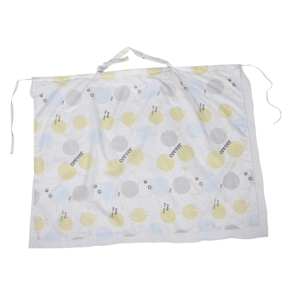 Abaodam Cotton and Mesh Nursing Cover with Privacy Shield, Breathable and Easy-Care, for Breastfeeding on the Go