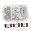 Manicure Sanding Bands, 1 Box, Resin Abrasive Fabric for Beginners view 1