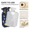 Planet Earth Astronaut Hot Water Bottle with Cover, 1L view 4