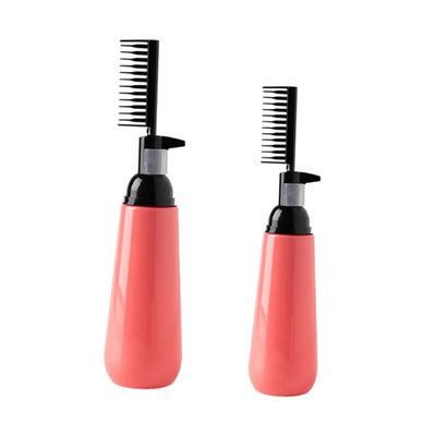 Red Plastic Hair Dye Applicator Bottle, 130 ml/200 ml